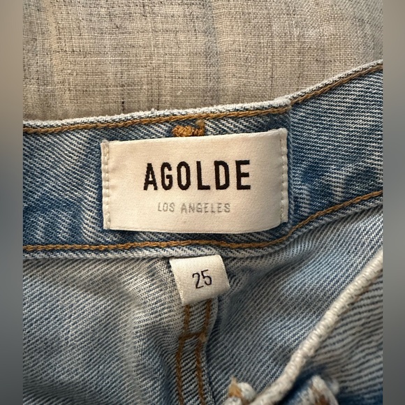 Agolde Dee Jean Shorts - Picture 2 of 3